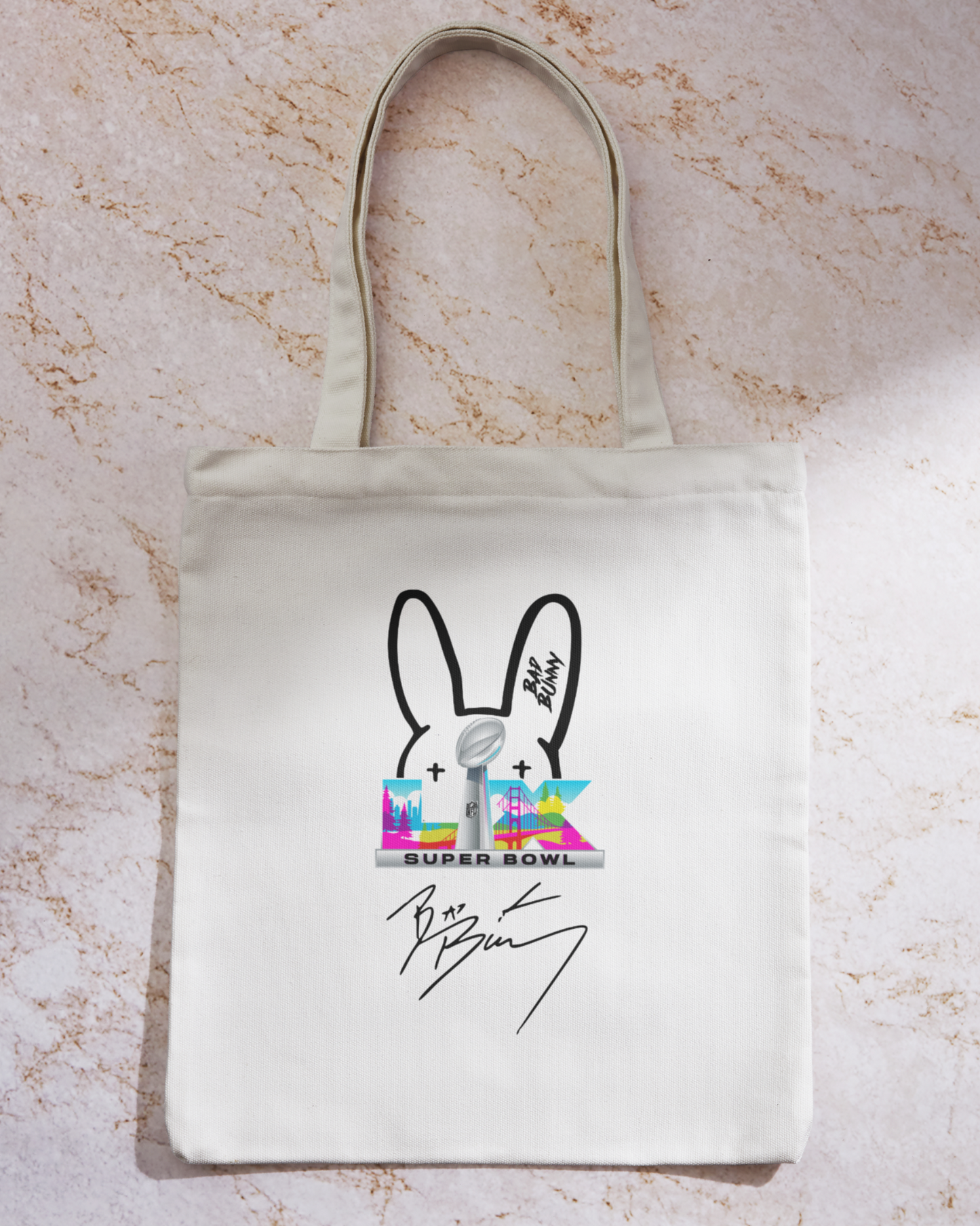 Bad Bunny Signed Tote